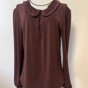 Plum colored Ann Taylor blouse